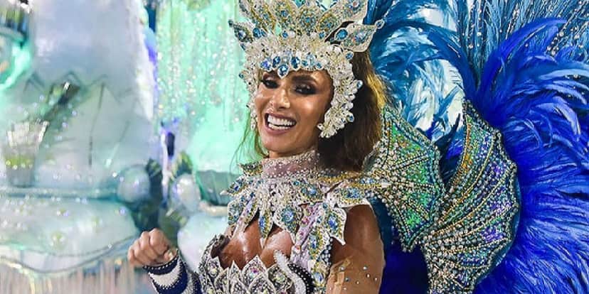 A influenciadora curtindo o carnaval (Foto: Divulgação/ Internet) A influenciadora curtindo o carnaval (Foto: Divulgação/ Internet)