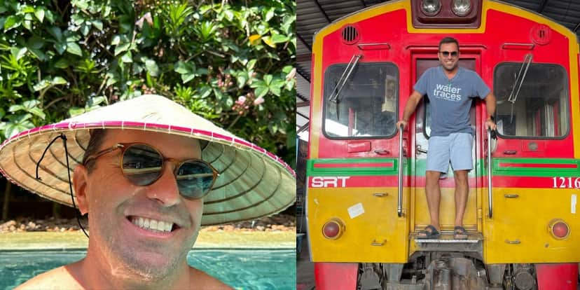 O jornalista curtiu suas merecidas férias no começo do ano (Reprodução: Instagram) O jornalista curtiu suas merecidas férias no começo do ano (Reprodução: Instagram)