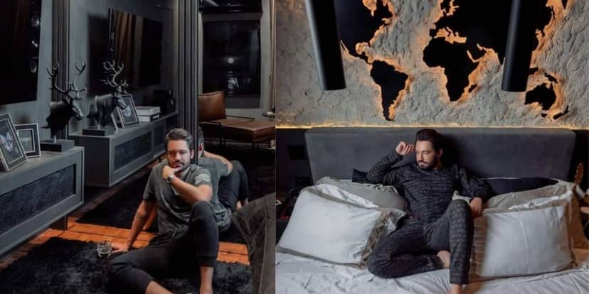 Quarto todo pensando por Fernando Zor pelo filme 50 Tons de Cinza (Foto: Fabiano Chaves) Quarto todo pensando por Fernando Zor pelo filme 50 Tons de Cinza (Foto: Fabiano Chaves)