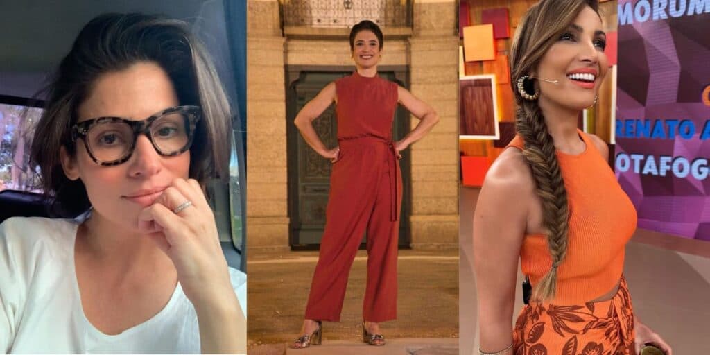 Renata Vasconcellos, Sandra Annenberg e Patrícia Poeta: Todas tiveram relações com globais e só uma separou