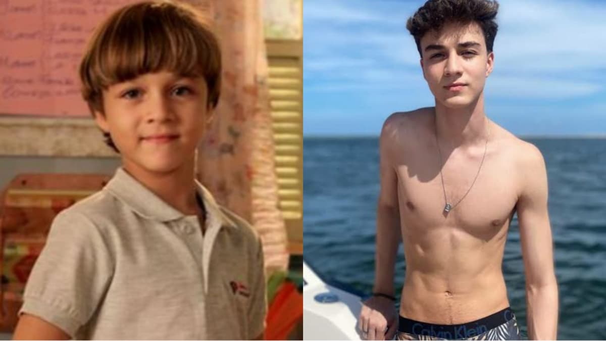 Sarado, de cabelo preto e um homão gato assim está o filho de Grazi Massafera em Flor do Caribe - Foto Reprodução Sarado, de cabelo preto e um homão gato assim está o filho de Grazi Massafera em Flor do Caribe - Foto Reprodução