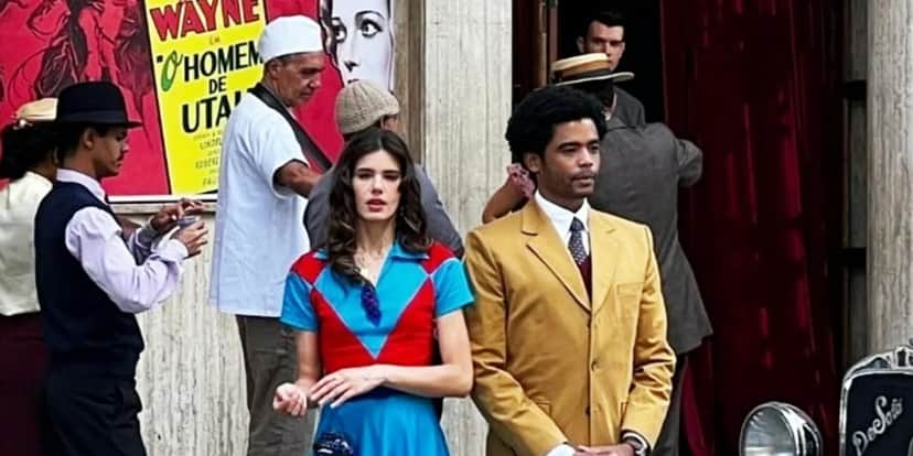 Camila Queiroz e Diogo Almeida gravando primeiras cenas de Amor Perfeito Camila Queiroz e Diogo Almeida gravando primeiras cenas de Amor Perfeito