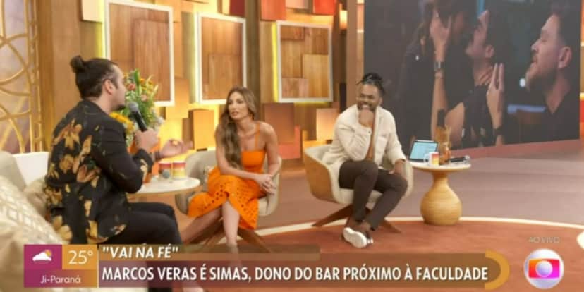 Marcos Veras conversou com Patrícia Poeta e Manoel Soares no "Encontro" (Foto: Reprodução/TV Globo) Marcos Veras conversou com Patrícia Poeta e Manoel Soares no "Encontro" (Foto: Reprodução/TV Globo)