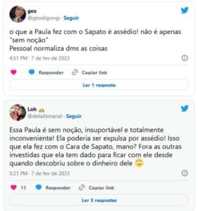 Internautas criticaram atitude da sister (Foto: Reprodução / Twitter) Internautas criticaram atitude da sister (Foto: Reprodução / Twitter)