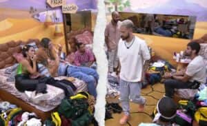 BBB23 - Grupo é aniquilado e clima fica tenso entre aliados (Foto: Reprodução / Globoplay) BBB23 - Grupo é aniquilado e clima fica tenso entre aliados (Foto: Reprodução / Globoplay)
