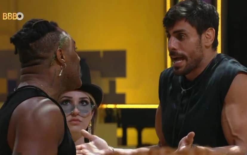Fred Nicário e Cara de Sapato tiveram uma séria discussão no BBB23 Fred Nicário e Cara de Sapato tiveram uma séria discussão no BBB23