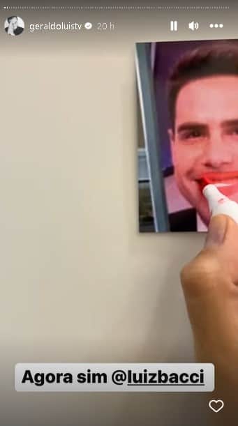 Geraldo Luís não se aguentou com atitude de Luiz Bacci (Foto: Reprodução/ Instagram) Geraldo Luís não se aguentou com atitude de Luiz Bacci (Foto: Reprodução/ Instagram)