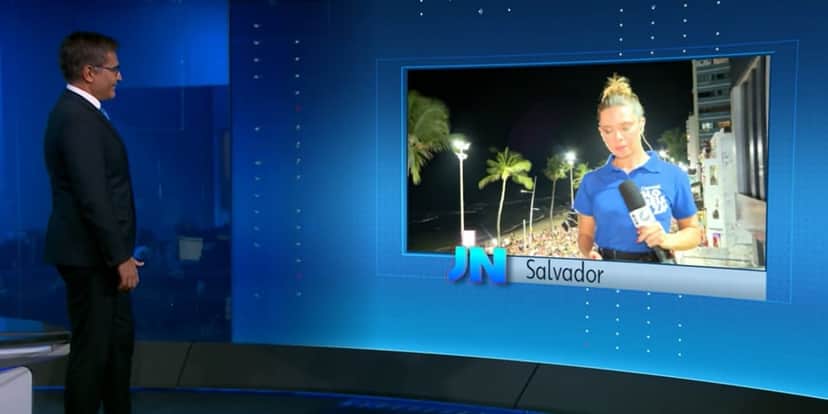 Hélter Duarte, Renata Vasconcellos, Jornal Nacional Hélter Duarte, Renata Vasconcellos, Jornal Nacional