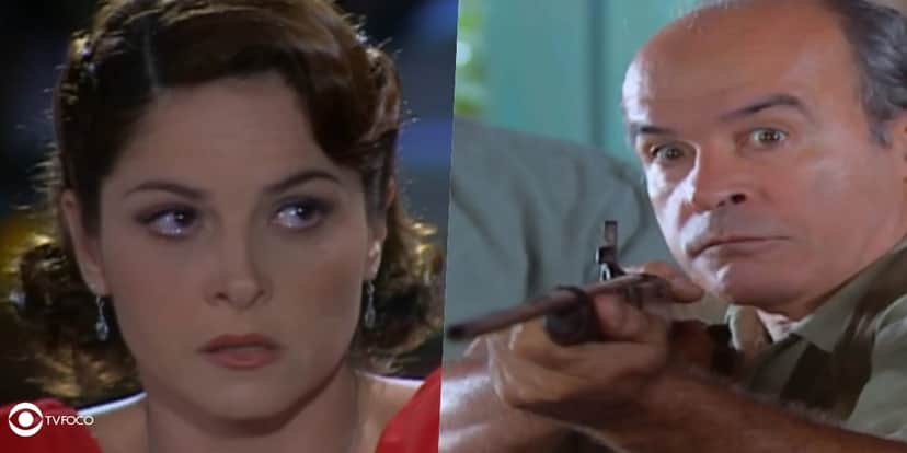 Marcia sofrerá com o pai impulsivo na novela Chocolate com Pimenta Marcia sofrerá com o pai impulsivo na novela Chocolate com Pimenta