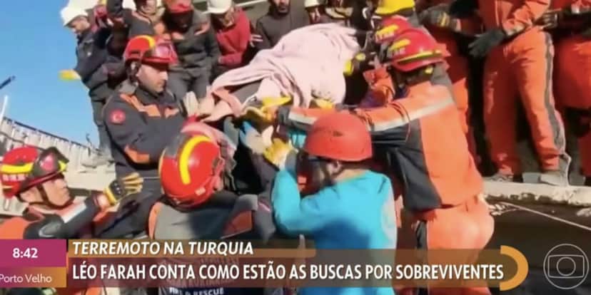 Patrícia Poeta fala sobre resgate na Turquia após terremoto (Foto: Reprodução / Encontro da Globo) Patrícia Poeta fala sobre resgate na Turquia após terremoto (Foto: Reprodução / Encontro da Globo)