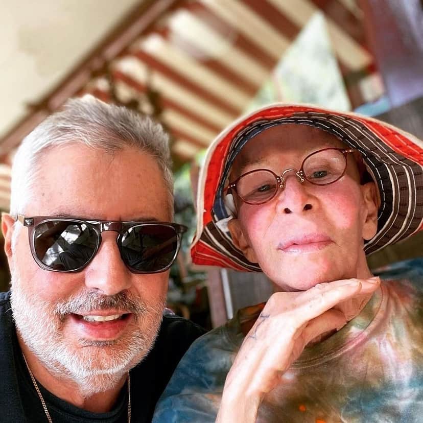 Rita Lee posando com seu marido, Roberto de Carvalho (Reprodução - Instagram) Rita Lee posando com seu marido, Roberto de Carvalho (Reprodução - Instagram)