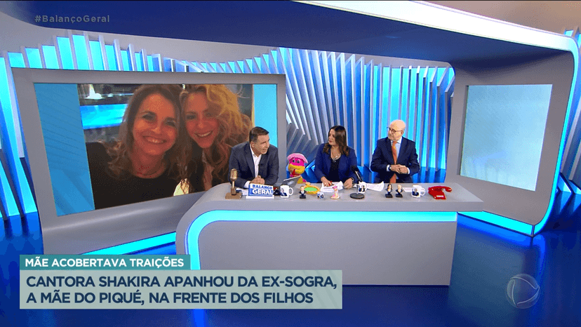Fabíola Reipert entregou barraco envolvendo Shakira e a ex-sogra da cantora (Foto Reprodução/PlayPlus) Fabíola Reipert entregou barraco envolvendo Shakira e a ex-sogra da cantora (Foto Reprodução/PlayPlus)