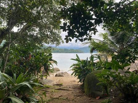 A vista da casa da atriz Nanda Costa em Paraty - Foto Reprodução Extra A vista da casa da atriz Nanda Costa em Paraty - Foto Reprodução Extra