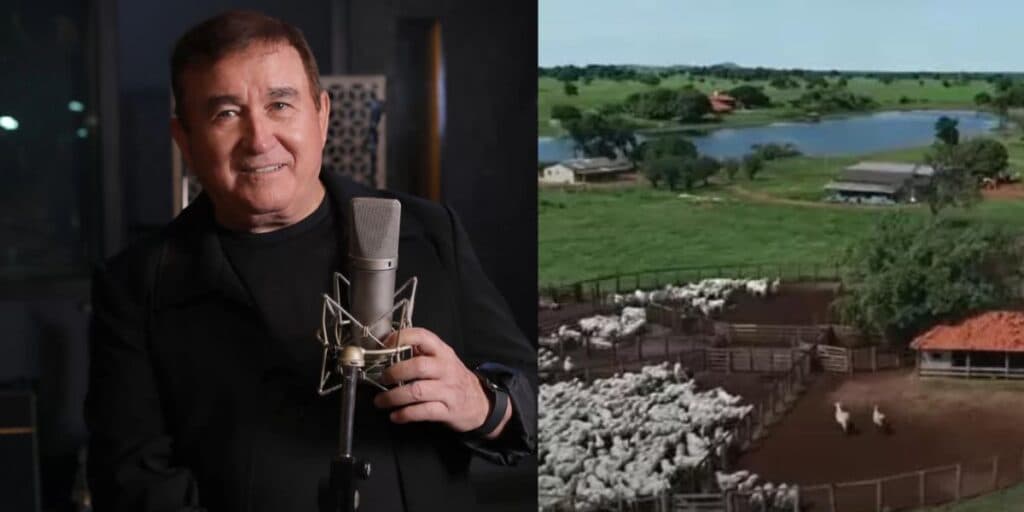 Piscina, rancho e saúna: a fazenda extraordinária de 350 milhões de Amado Batista