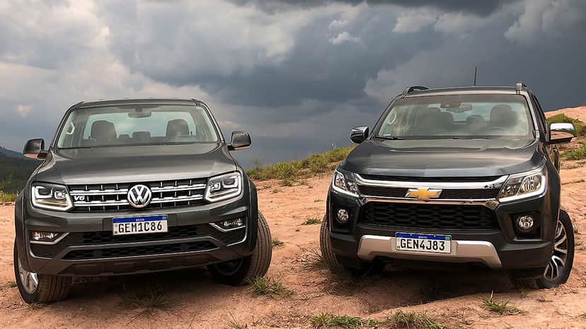Chevrolet e Volkswagen - Foto Reprodução Internet Chevrolet e Volkswagen - Foto Reprodução Internet