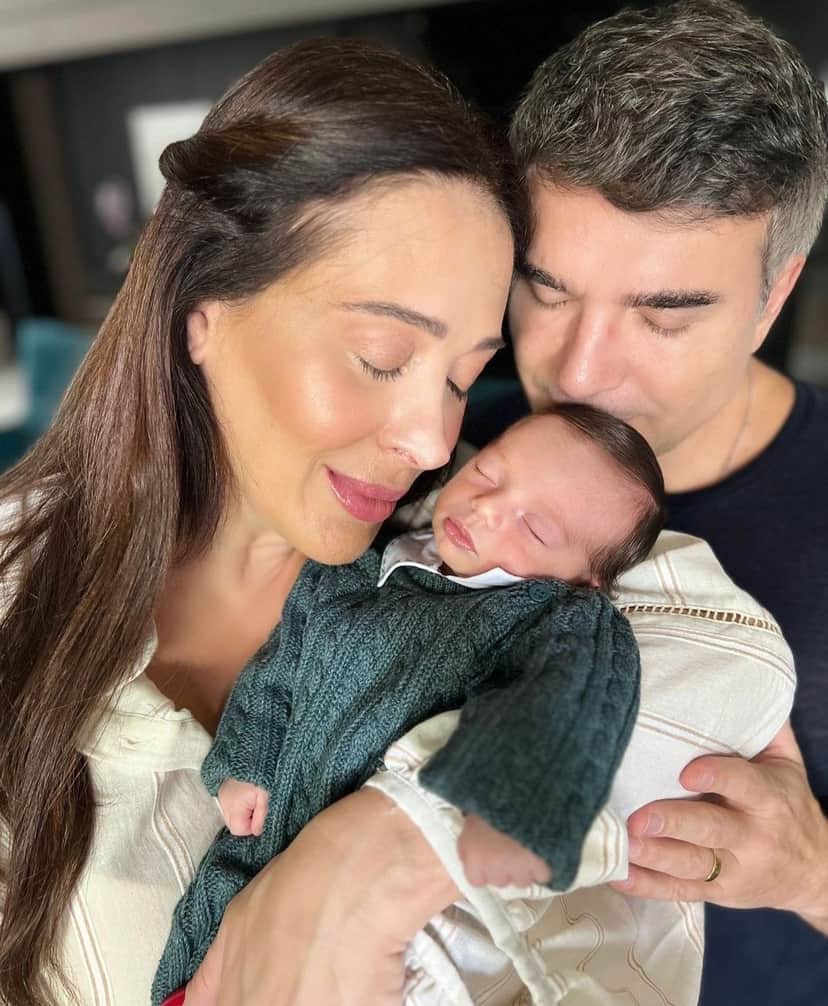 Claudia Raia, Jarbas Homem de Melo e o bebê Luca - Foto Reprodução Instagram Claudia Raia, Jarbas Homem de Melo e o bebê Luca - Foto Reprodução Instagram