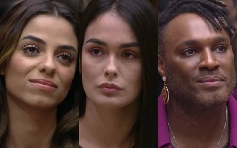 Enquete da repescagem do BBB23, com Key Alves, Larissa e Fred Nicácio - Foto Reprodução Internet Enquete da repescagem do BBB23, com Key Alves, Larissa e Fred Nicácio - Foto Reprodução Internet