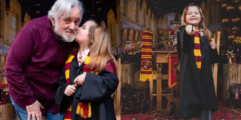 O apresentador junto com sua netinha, que completou 7 anos (Reprodução: Instagram) O apresentador junto com sua netinha, que completou 7 anos (Reprodução: Instagram)