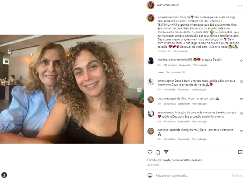 Mãe de Cara de Sapato com a irmã - Foto Reprodução Instagram Mãe de Cara de Sapato com a irmã - Foto Reprodução Instagram