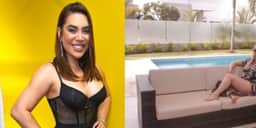 Piscina com área de descanso e closet maior que uma casa: a mansão discreta que Naiara Azevedo vive