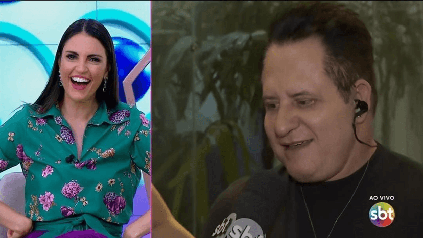 Marrone depois de tirar os curativos (Foto: Reprodução/ SBT) Marrone depois de tirar os curativos (Foto: Reprodução/ SBT)