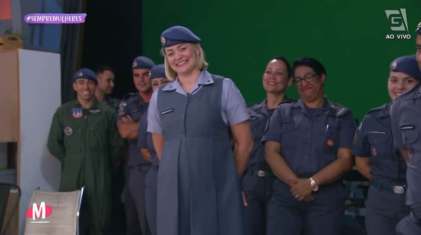 PMs no programa Mulheres, na TV Gazeta - Foto Reprodução TV Gazeta PMs no programa Mulheres, na TV Gazeta - Foto Reprodução TV Gazeta