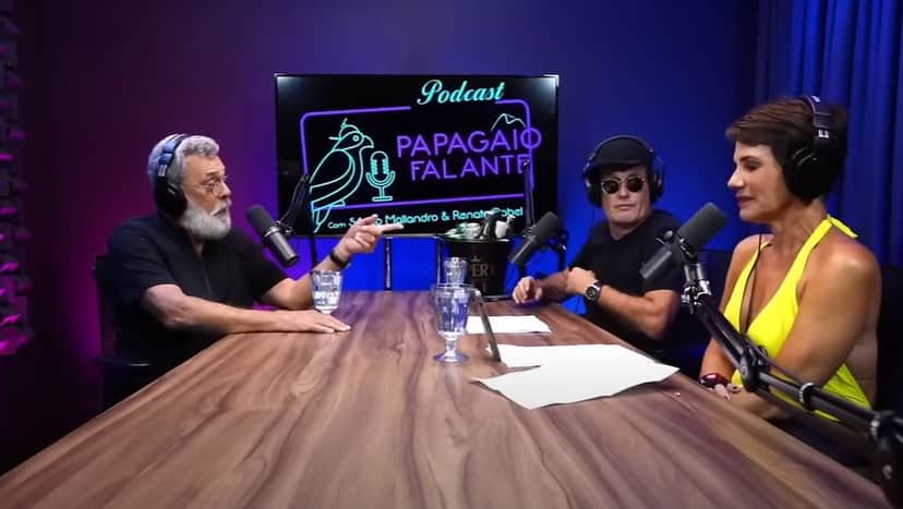 Raymundo de Souza, que em entrevista ao podcast no YouTube, Cortes Podcast Papagaio Falante - Foto Reprodução YouTube Raymundo de Souza, que em entrevista ao podcast no YouTube, Cortes Podcast Papagaio Falante - Foto Reprodução YouTube
