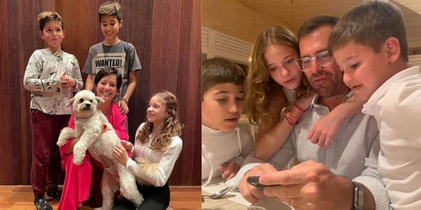 Rodrigo Bocardi, sua esposa, Cláudia Bocardi, e seus filhos, a Anne, o Gabriel e o Gustavo Bocardi - Foto Reprodução Internet Rodrigo Bocardi, sua esposa, Cláudia Bocardi, e seus filhos, a Anne, o Gabriel e o Gustavo Bocardi - Foto Reprodução Internet