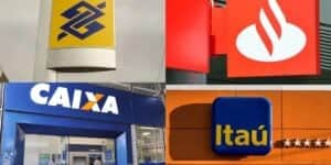 Alguns dos principais bancos do Brasil (Reprodução: Montagem TV Foco) Alguns dos principais bancos do Brasil (Reprodução: Montagem TV Foco)