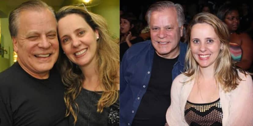Chico Pinheiro e a esposa Leda Rielli nos raros momentos em que surgem juntos em frente as câmeras (Reprodução: Montagem TV Foco) Chico Pinheiro e a esposa Leda Rielli nos raros momentos em que surgem juntos em frente as câmeras (Reprodução: Montagem TV Foco)
