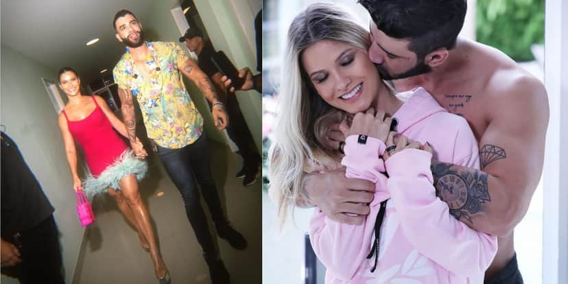 O cantor junto com sua amada, Andressa Suita (Reprodução: Instagram) O cantor junto com sua amada, Andressa Suita (Reprodução: Instagram)
