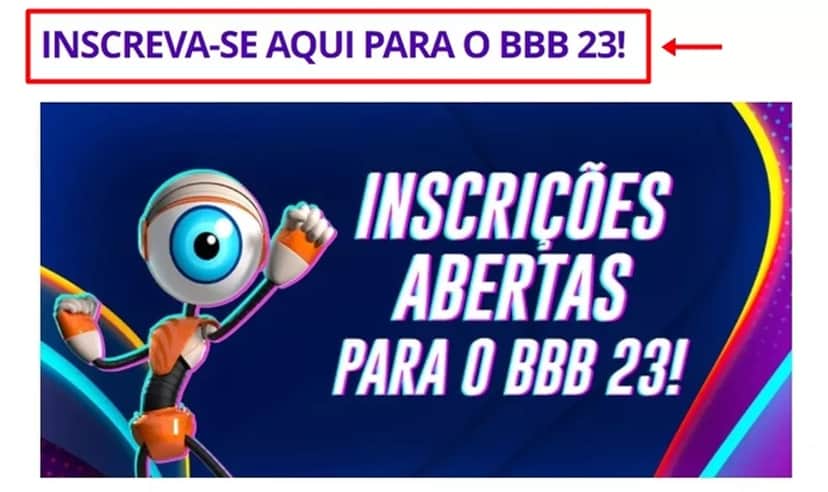 Botão "INSCREVA-SE" do GShow (Foto: Reprodução/Techtudo) Botão "INSCREVA-SE" do GShow (Foto: Reprodução/Techtudo)