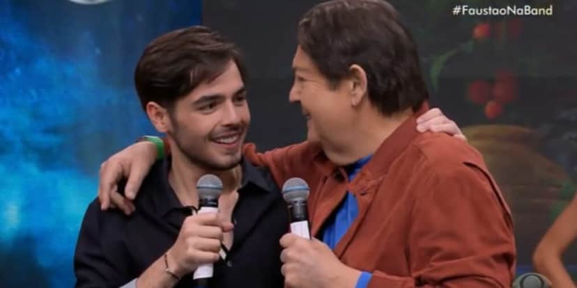 João Guilherme e Faustão na Band (Reprodução: Band) João Guilherme e Faustão na Band (Reprodução: Band)