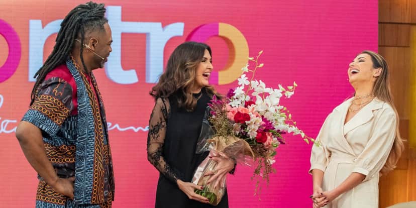 Fátima Bernardes passou comando do programa para a colega e Manoel Soares (Foto: Divulgação/TV Globo) Fátima Bernardes passou comando do programa para a colega e Manoel Soares (Foto: Divulgação/TV Globo)