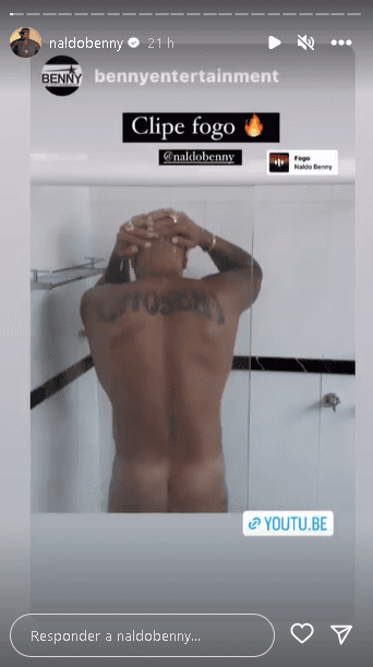 Naldo Benny voltou a ser assunto e dessa vez por mostrar o bumbum (Foto: Reprodução/ Instagram) Naldo Benny voltou a ser assunto e dessa vez por mostrar o bumbum (Foto: Reprodução/ Instagram)