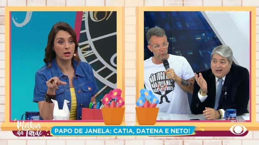 Catia Fonseca, Neto, Datena Catia Fonseca, Neto, Datena
