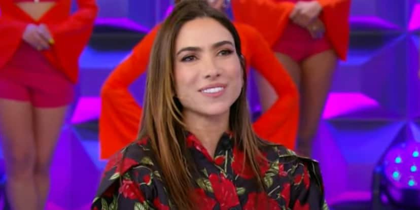 Patrícia Abravanel causa graça no Programa Silvio Santos (Foto: Reprodução) Patrícia Abravanel causa graça no Programa Silvio Santos (Foto: Reprodução)