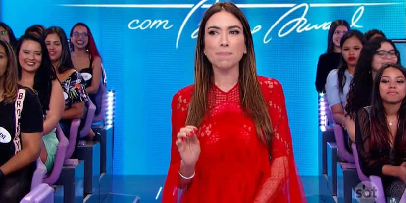 Patrícia Abravanel no Programa Silvio Santos (Foto: Reprodução) Patrícia Abravanel no Programa Silvio Santos (Foto: Reprodução)