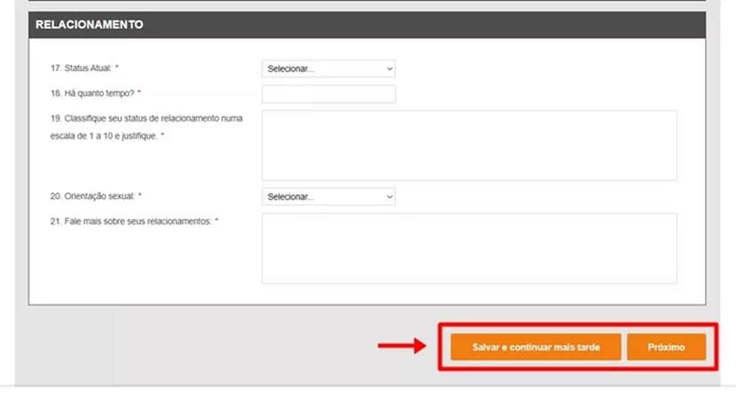 Informações sobre Relacionamentos (Foto: Reprodução/Techtudo) Informações sobre Relacionamentos (Foto: Reprodução/Techtudo)