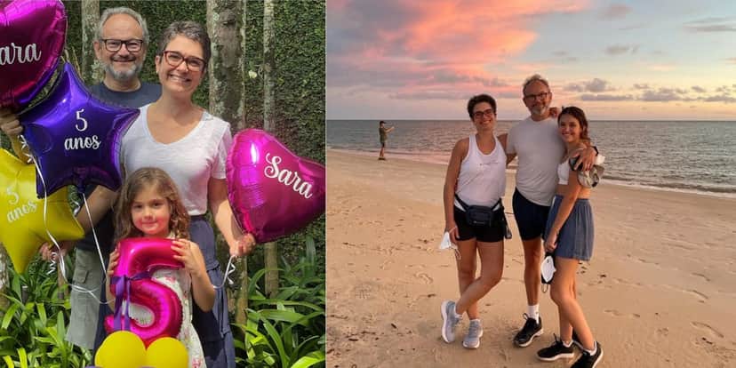 A jornalista junto com Ernesto Paglia, já estão casados há 28 anos (Reprodução: Instagram) A jornalista junto com Ernesto Paglia, já estão casados há 28 anos (Reprodução: Instagram)
