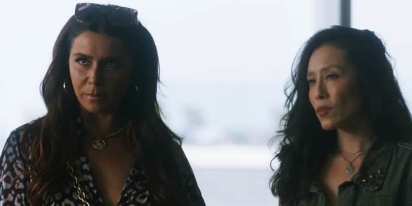Yone e Helô em cena da novela Travessia Yone e Helô em cena da novela Travessia