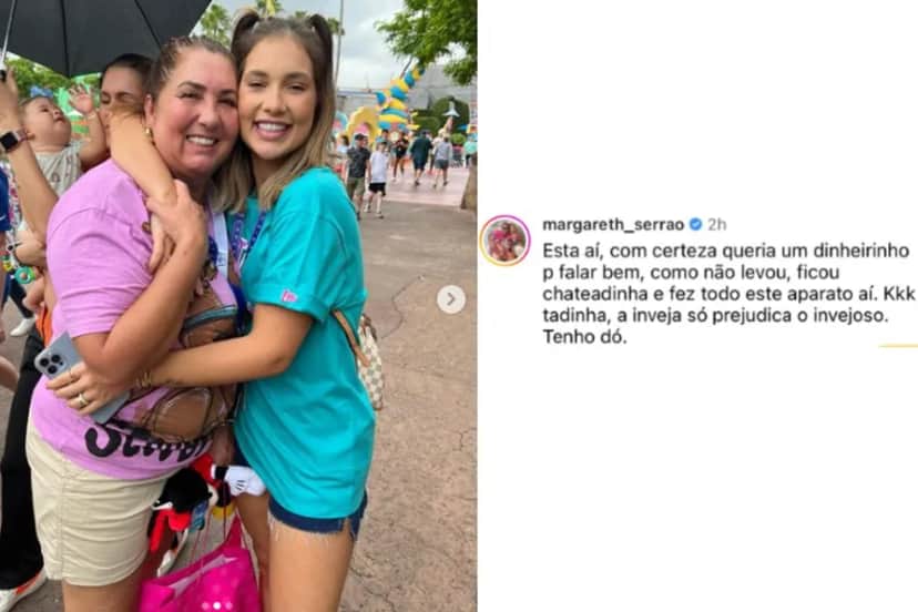 Mãe de Virgínia saiu em defesa da filha (Foto: Reprodução/ Instagram) Mãe de Virgínia saiu em defesa da filha (Foto: Reprodução/ Instagram)