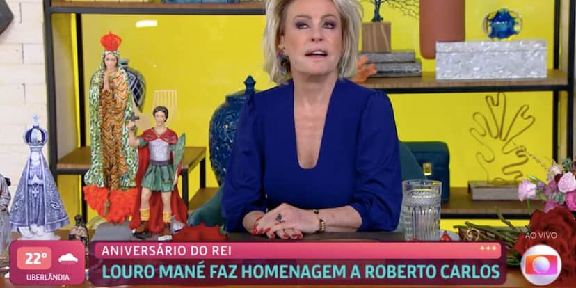 Ana Maria no Mais Você (Foto: Reprodução / Globo). Ana Maria no Mais Você (Foto: Reprodução / Globo).