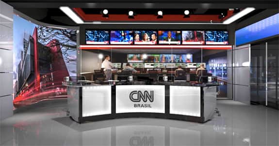 Bancada de jornal da CNN Brasil - Foto Reprodução Internet Bancada de jornal da CNN Brasil - Foto Reprodução Internet