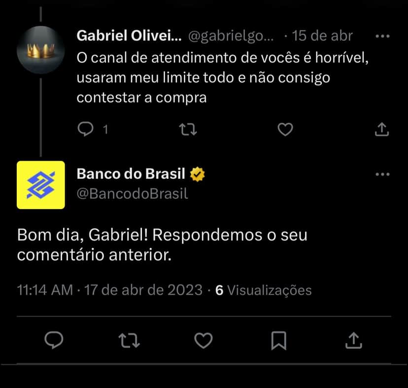 Clientes estão enfurecidos com situação envolvendo o BB - Foto Reprodução Twitter Clientes estão enfurecidos com situação envolvendo o BB - Foto Reprodução Twitter