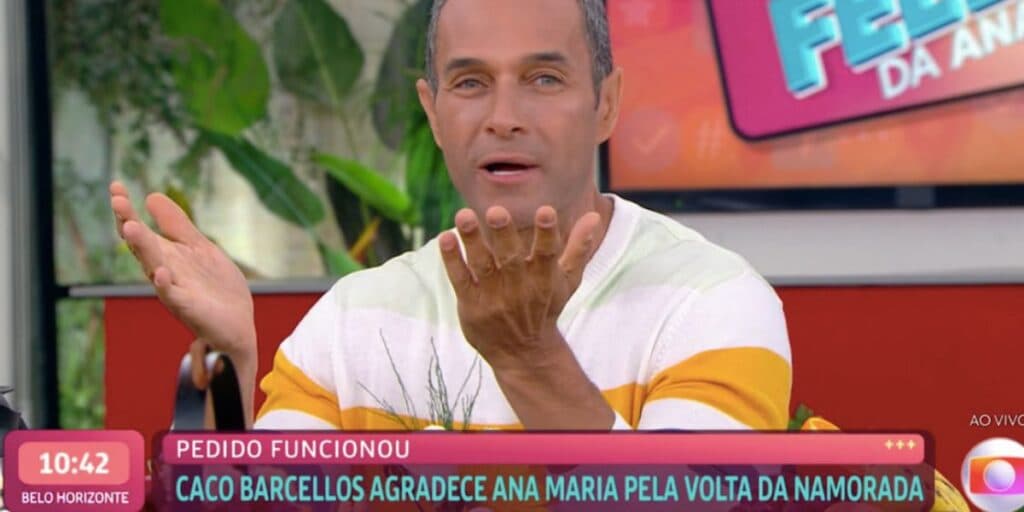 Fabrício Battaglini no Mais Você (Foto: Reprodução / Globo) Fabrício Battaglini no Mais Você (Foto: Reprodução / Globo)