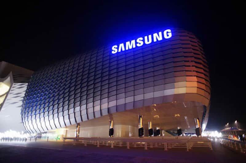 Fachada da sede da empresa Samsung- Foto Reprodução Internet Fachada da sede da empresa Samsung- Foto Reprodução Internet