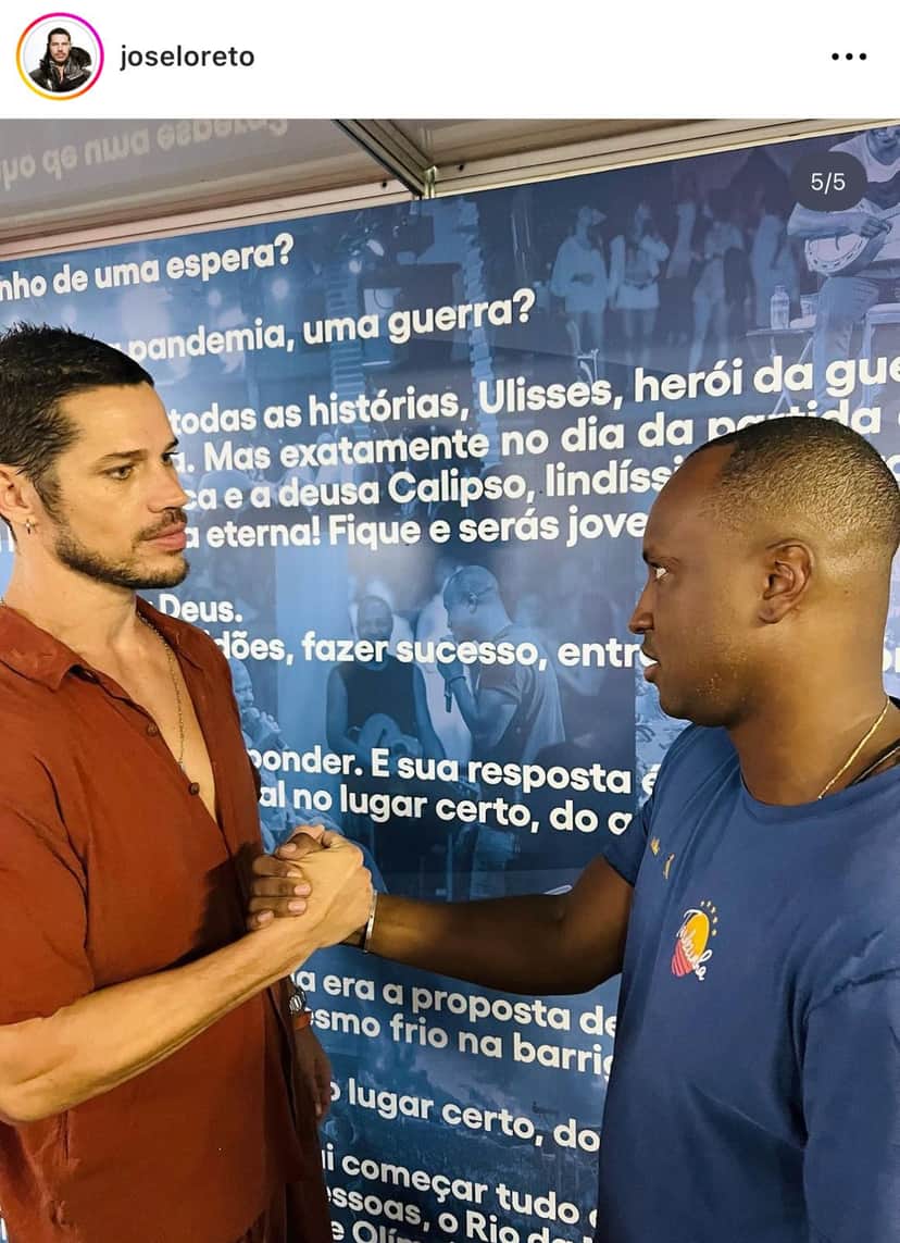 José Loreto publica cliques ao lado do famoso cantor Thiaguinho e faz linda declaração de afeto e respeito - Foto Reprodução Instagram José Loreto publica cliques ao lado do famoso cantor Thiaguinho e faz linda declaração de afeto e respeito - Foto Reprodução Instagram