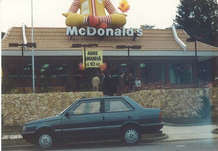 Primeiro MC Donalds do Brasil (Foto: Reprodução/ Internet) Primeiro MC Donalds do Brasil (Foto: Reprodução/ Internet)