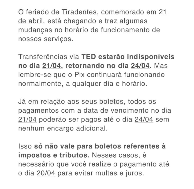 Nubank emite importante comunicado aos seus clientes - Foto Reprodução Internet Nubank emite importante comunicado aos seus clientes - Foto Reprodução Internet